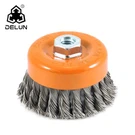 4 pouces tassées à nouée tasse brosse durable