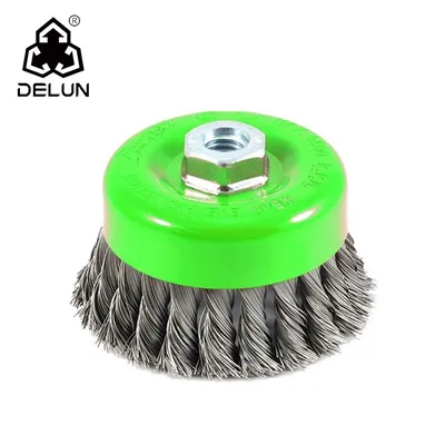 4 pouces Twisted Wire Brush Brush Metal Process